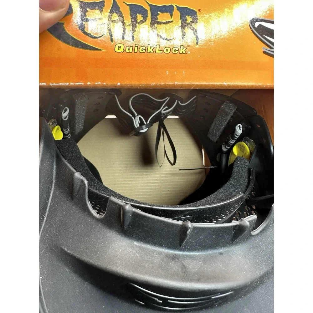 JT Quick Lock Paint Ball Mask Black, One Size